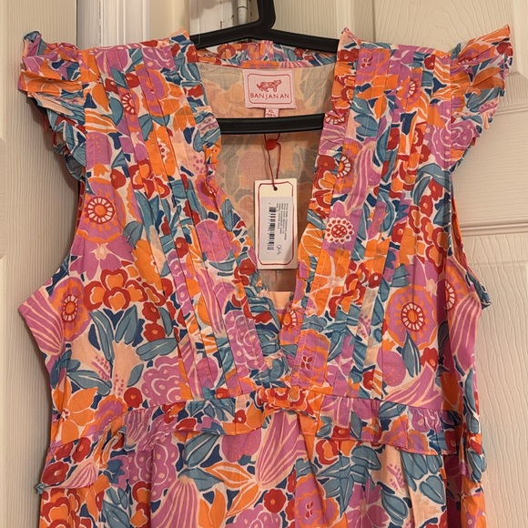 NWT Banjanan Constance Dress- Bloomsbury Dawn size XLarge - Picture 3 of 5